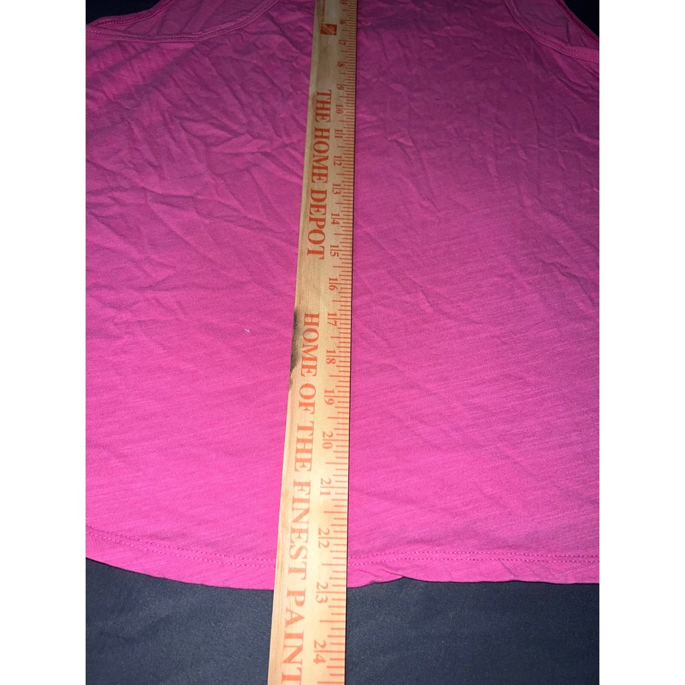 Secret Treasures Tank Top Womens 3X Pink Excellent Follow The Sunshine Graphic - Picture 5 of 5